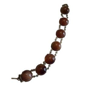 Vintage Domed Glass Bracelet (A2178)